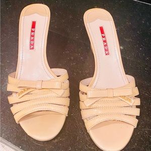 Prada wedge sandals